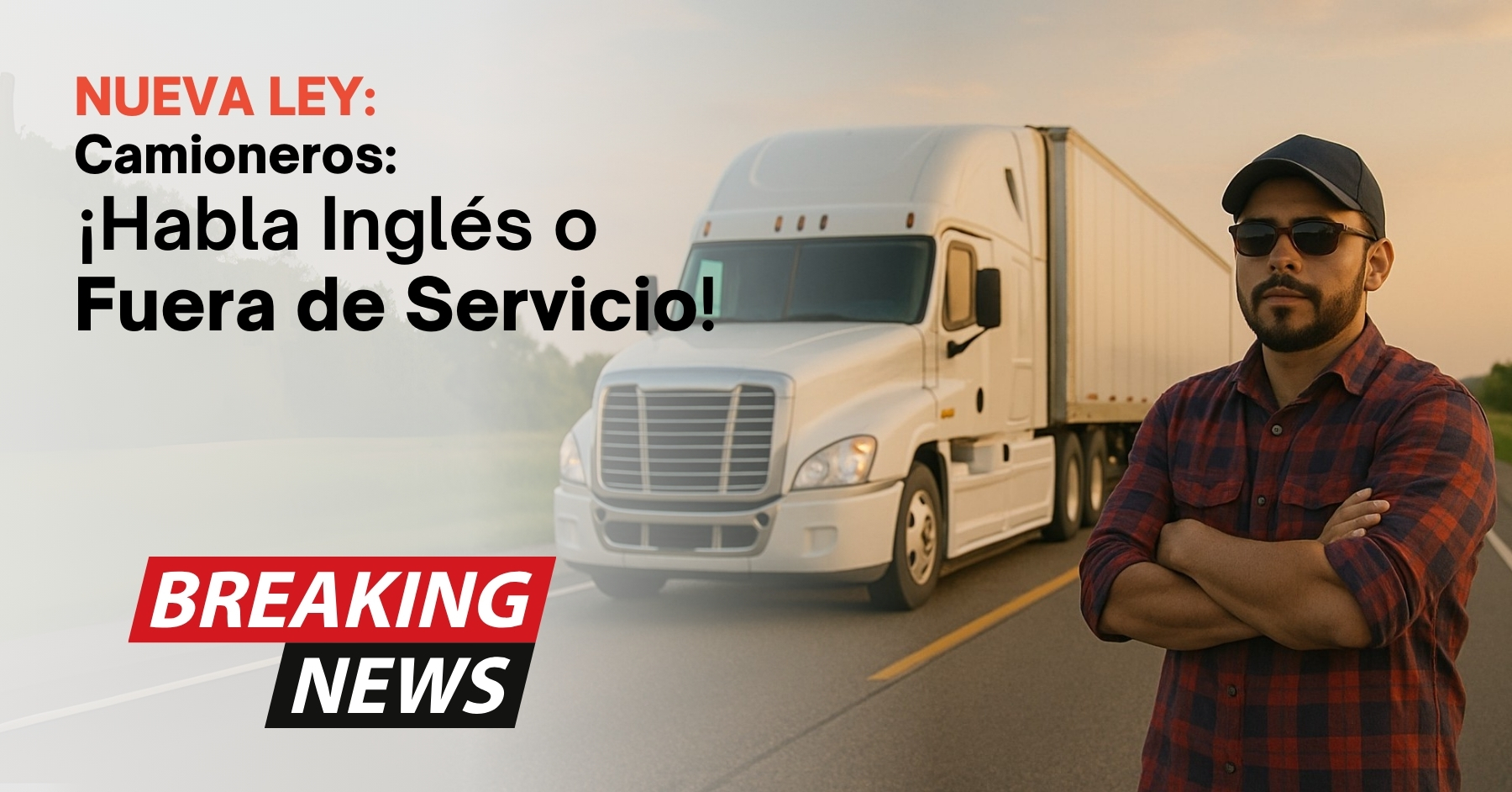 Nueva Orden Ejecutiva Exige que los Camioneros Demuestren Dominio del Inglés